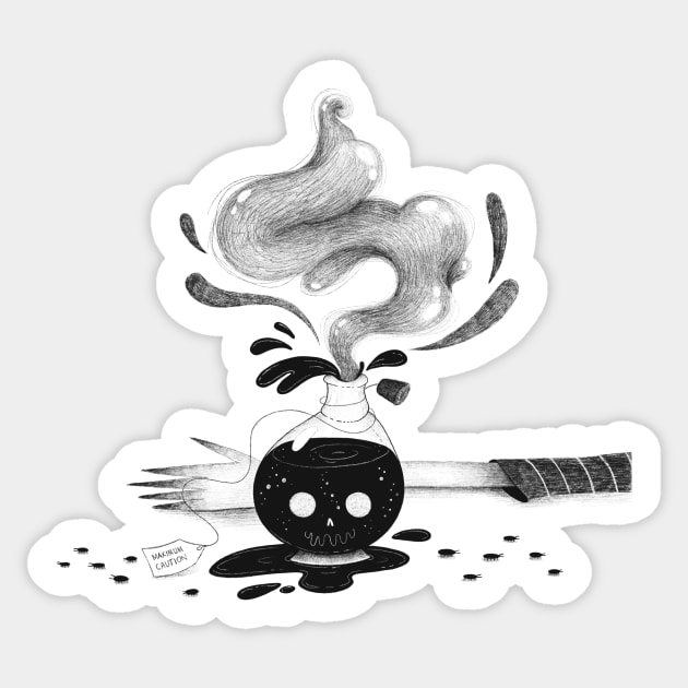 Draught of Living Death Sticker by Gummy Illustrations